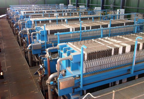 7 off 2mx1.5m Filter Press Site Installation